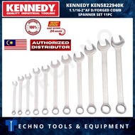 KENNEDY KEN5822940K 1.1/16-2"AF D/FORGED COMB SPANNER SET 11PC