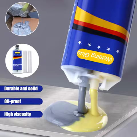 Strong Metal Repair Glue High Strength AB Glue Cold Welding Glue Magic Plastic Repair Industrial Rep