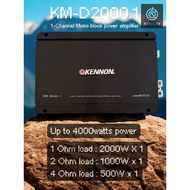 KENNON KM-D2000.1 CAR MONO BLOCK AMPLIFIER HIGH POWER AMPLIFIER 4000Watts