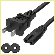 ▗ ◙ ❡ New high quality PS4 PS3 PS2 AC Power Adapter Cable Cord US plug 100cm / 1M 2 Prong
