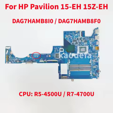 DAG7HAMB8E0 DAG7HAMB8I0 DAG7HAMB8F0 For HP Pavilion 15-EH 15Z-EH TPN-Q246 Laptop Motherboard CPU: R5