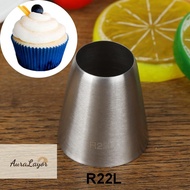 [AuraLayor] R22L Round Piping Tip Decorating Nozzle Pastry Tips Fondant Cake Pastry Tool new