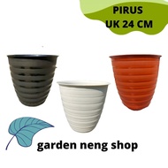 TURQUOISE POT SS 25: turquoise wasp flower pot top diameter 25cm nice HONEY TURQUOISE POT 25