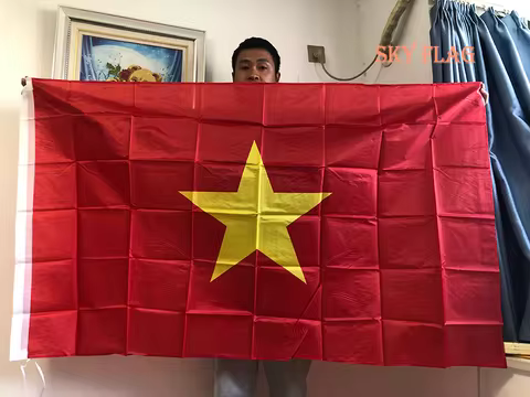 SKY FLAG Vietnam Flag 3x5ft 90x150cm polyester double side printed Vietnam Country flag National fla