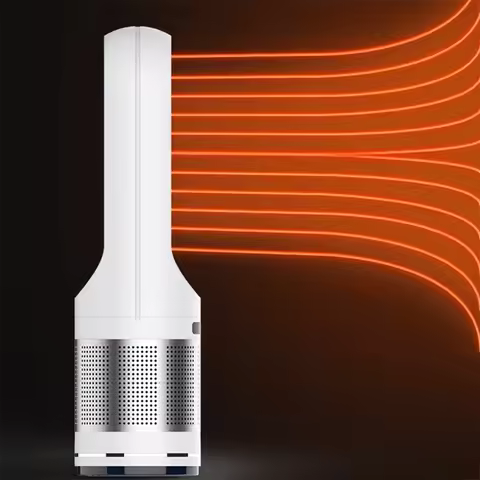 Fan Hot And Cold Wind Smart Standing Fans Floor Fan For Home Tower Silent Remote Control Air Circula