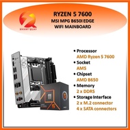 AMD RYZEN 5 7600/ MSI MPG B650I EDGE WIFI MAINBOARD