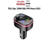 Hoco E62 20W fast charger with bluetooth FM radio and USB TF memory card - PK Online