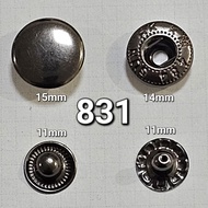 Iron Snap Button 831 @5 gross 15mm/1.5cm Snap Button/Snap/Iron Snap/Knop