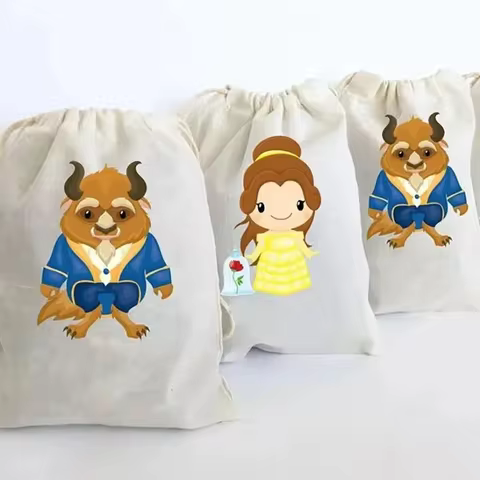 25pcs Custom Beauty thank you candy gift bag,boy girl the Beast 1st 2nd 3rd 4th 5th 6th birthday par