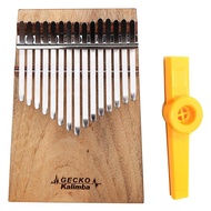 Đàn Kalimba Gecko 15 Phím K15CAP Gỗ Long Não Kèm Kèn Kazoo DreamMaker - HÀNG CÓ SẴN