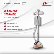 Swiss Thomas Garment Steamer With Flat Pole & Iron Board Seterika Baju Steam Iron Steamer Seterika W