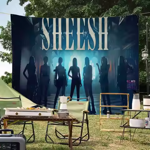 Kpop Babymonster Large Size Shop Art Promotion Advertising Booth Flag Hanging Banners