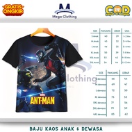 Ant-Man Superhero T-Shirt v7 Kids & Adults | Ant-Man 3D Superhero Couple Clothes for Children & Adul