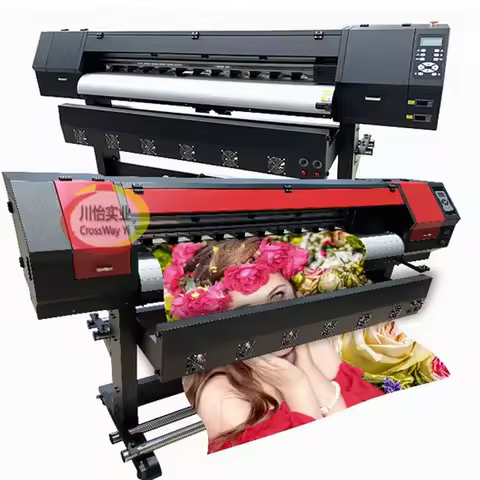 1.6m 1.8m 6 Feet 64 Inch Large Format Eco Solvent Printer I3200 XP600 Head Printing Machine