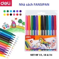 Coloring markers / Deli C100 03 colored markers, 12 colors