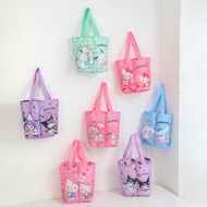 Cartoon Foldable Water Bottle Bag Cartoon Dual-Use Double-Cup Bag Milk Tea Beverage Cup Bag Outing B