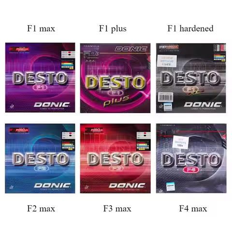 Authentic DONIC table tennis rubber F1 F2 F3 F4MAX German internal astringent reverse adhesive attac