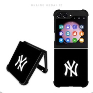 Casing Case Samsung Galaxy Z Flip Fold 5 4 3 5G Tpu Custom NY Logo S0071