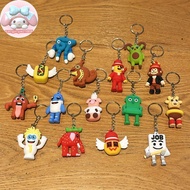 YANGWEN Cute Steal A Brainrot Blue 67 Doll Keychain Game Surrounding Blue No. 67 Doll Toys Bapa Pend