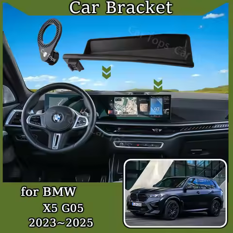 Car Mobile Phone Holder for BMW X5 G05 2023 2024 2025 New MagSafe Magnetic Bracket GPS Navigation Gr