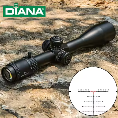 DIANA 6-24x50 SFIR FFP Scope, First Focal Plane, Side Focus