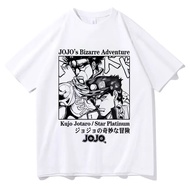 JoJo's Bizarre Adventure 80s Grunge T-Shirt - Y2K Anime Fashion