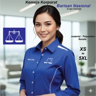 BN Dacing Baju Kemeja Korporat Barisan Nasional VM1 VF1 Parti Politik Malaysia Corporate Uniform