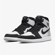 Nike/Nike Air Jordan 1 High-Top Basketball Shoes AJ1 Gray Black Toe Casual Shoes555088-108
