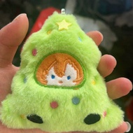 Fashion New Anime Stray Dogs Nakajima Atsushi Christmas Tree Plushie Keychain Backpack Pendant Gift 