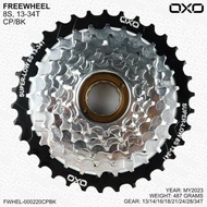 Terbaik!!!! Sprocket Gear Freewheel Oxo 8 speed 34T 13-34T Drat Ulir