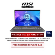 MSI PRESTIGE 13 AI Evo A1MG-041MY (Intel Core Ultra 5 125H/Intel® Arc Graphics/16GB LPDDR5 RAM/1TB SSD /W11H/2YW)