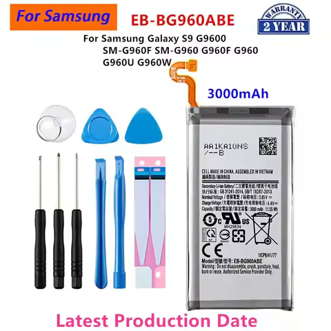 Brand New EB-BG960ABE 3000mAh Battery For Samsung Galaxy S9 G9600 SM-G960F SM-G960 G960F G960 G960U 