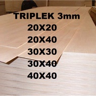 Triplek 3 mm / Triplek potongan Custom