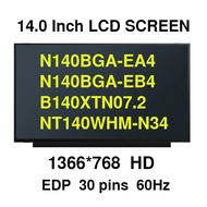 14.0" Laptop LCD Screen N140BGA-EA4 N140BGA-EB4 NT140WHM-N34 B140XTN07.2 for HP 14-CF0006DX LED Disp