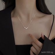 Luxury Necklace in Pure Silver[Niche Summer999Hot-selling High-end Feel Xiangnan]New2025Women's Clav