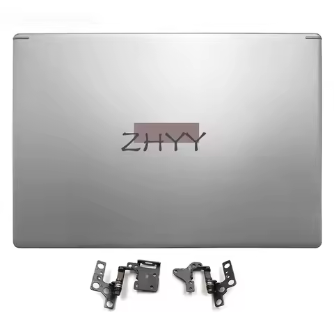 New For Acer Aspire A515-54 A515-54G A515-55 A515-55G LCD Back Cover Rear Lid Top Case + Hinges (Sil
