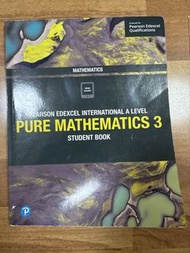Pearson Edexcel International A Level Mathematics Pure Mathematics 3 Student Book