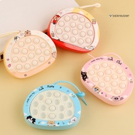 Shenyoushop Push Bubble Game Console Keychain Pendant Stress Relief Mini Bubble Popping Game Machine