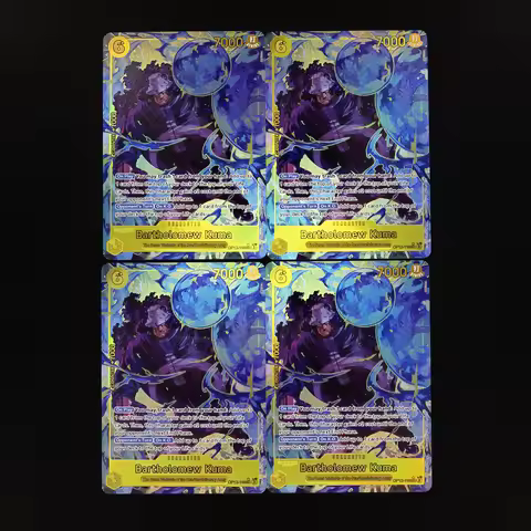 One Piece TCG OPCG English OP12-119 Kuma SEC V2 6 Cost Yellow Kuma Textured Foil Embossed Card Anime