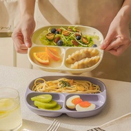 Ceramic Compartment Plate Adult 211 Reduced Fat Compartment Plate Household Breakfast Plate Control 