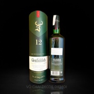 [DIEMOI ] Glenfiddich 12 700ml Bottle | Triangular Whiskey Bottle – Bar Decor, Wine Cabinet