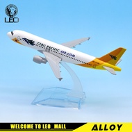 LEO 1:400 Philippines Cebu Pacific Air A320 Aircraft Model 16cm Die-cast Metal Alloy Airplane Model 
