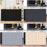 Langsir Kabinet Dapur Solid Color Cabinet Curtain Dust-proof Cabinet Langsir Self-adhesive Curtain Household Curtain 【AUG】