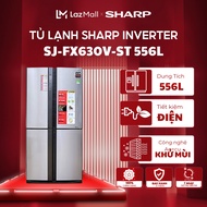 Tủ lạnh Sharp SJ-FX630V-ST | Tủ lạnh Side by side 4 Cửa Inverter 626 lít Sharp FX630V công nghệ khử