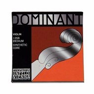 จัดส่งฟรี Thomastik Dominant 135B 135 Medium ไวโอลิน Strings 4/4สายทั้งชุด G D A E Strings