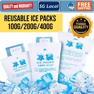 SG Local- Ice Pack Reusable Gel for Cooler Box/ Multiple Size Ice Sports Injury/ For Food Fresh Ice Pack