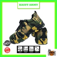 Safety Boot Shoe Low Cut Safety Outdoor Army Camouflage THOR-(526) Kasut Safety Army Camouflage