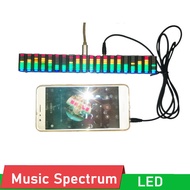 LED Music Spectrum Display Analyzer Dual Channel Audio Level Indicator Dynam Rhythm VU METER 20 Segm