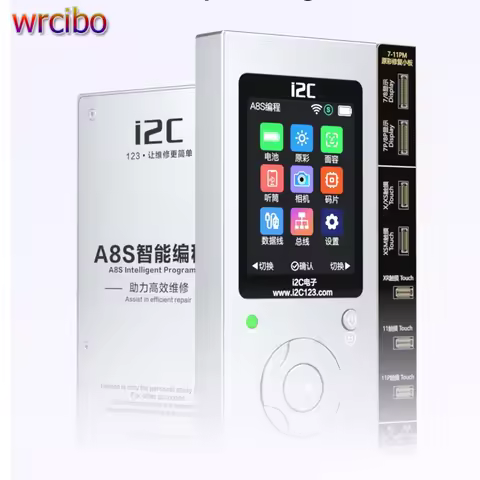i2C A8S Programmer For iPhone 7-15 Pro Max Original Screen/True Tone/Battery/Earpiece/Camera/Dot Mat
