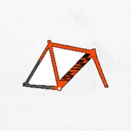 Manila Animal Jeprox Fixie Frame 8-Bit Sticker (Fixie Sticker Decals)